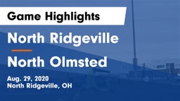 North Ridgeville  vs North Olmsted  Game Highlights - Aug. 29, 2020