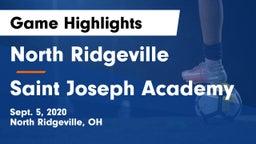 North Ridgeville  vs Saint Joseph Academy Game Highlights - Sept. 5, 2020