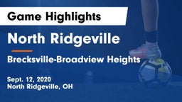 North Ridgeville  vs Brecksville-Broadview Heights  Game Highlights - Sept. 12, 2020