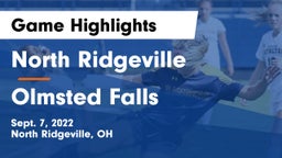 North Ridgeville  vs Olmsted Falls  Game Highlights - Sept. 7, 2022