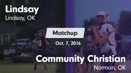 Matchup: Lindsay  vs. Community Christian  2016