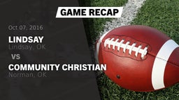 Recap: Lindsay  vs. Community Christian  2016