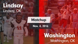 Matchup: Lindsay  vs. Washington  2016