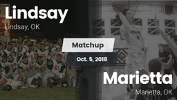 Matchup: Lindsay  vs. Marietta  2018