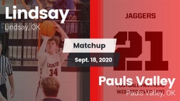 Matchup: Lindsay  vs. Pauls Valley  2020