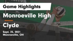 Monroeville High vs Clyde  Game Highlights - Sept. 25, 2021