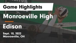Monroeville High vs Edison  Game Highlights - Sept. 10, 2022