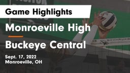 Monroeville High vs Buckeye Central  Game Highlights - Sept. 17, 2022