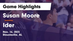 Susan Moore  vs Ider Game Highlights - Nov. 16, 2023