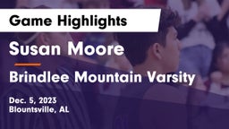 Susan Moore  vs Brindlee Mountain Varsity Game Highlights - Dec. 5, 2023