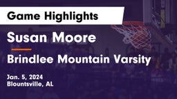 Susan Moore  vs Brindlee Mountain Varsity Game Highlights - Jan. 5, 2024
