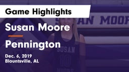 Susan Moore  vs Pennington  Game Highlights - Dec. 6, 2019