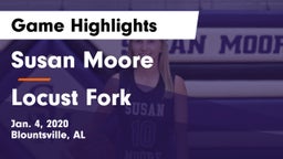 Susan Moore  vs Locust Fork  Game Highlights - Jan. 4, 2020