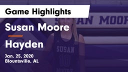 Susan Moore  vs Hayden  Game Highlights - Jan. 25, 2020