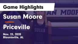 Susan Moore  vs Priceville  Game Highlights - Nov. 23, 2020