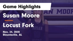 Susan Moore  vs Locust Fork  Game Highlights - Nov. 24, 2020