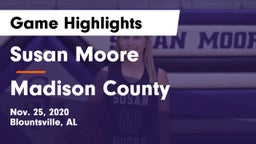 Susan Moore  vs Madison County  Game Highlights - Nov. 25, 2020