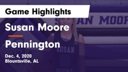 Susan Moore  vs Pennington  Game Highlights - Dec. 4, 2020