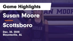 Susan Moore  vs Scottsboro  Game Highlights - Dec. 30, 2020