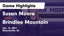 Susan Moore  vs Brindlee Mountain Game Highlights - Jan. 15, 2021
