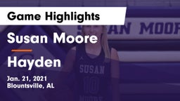 Susan Moore  vs Hayden  Game Highlights - Jan. 21, 2021