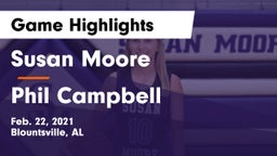 Susan Moore  vs Phil Campbell  Game Highlights - Feb. 22, 2021