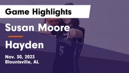 Susan Moore  vs Hayden  Game Highlights - Nov. 30, 2023