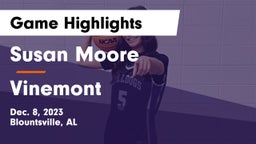 Susan Moore  vs Vinemont  Game Highlights - Dec. 8, 2023