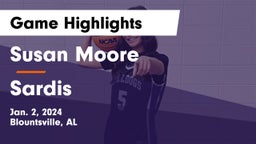 Susan Moore  vs Sardis  Game Highlights - Jan. 2, 2024