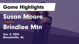 Susan Moore  vs Brindlee Mtn Game Highlights - Jan. 5, 2024