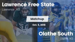 Matchup: Lawrence Free State  vs. Olathe South  2018