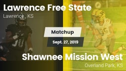 Matchup: Lawrence Free State  vs. Shawnee Mission West 2019