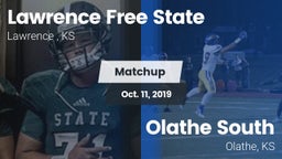 Matchup: Lawrence Free State  vs. Olathe South  2019