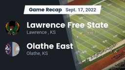 Recap: Lawrence Free State  vs. Olathe East  2022