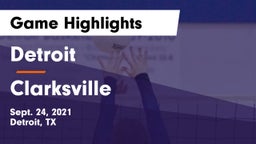 Detroit  vs Clarksville Game Highlights - Sept. 24, 2021