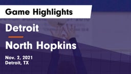 Detroit  vs North Hopkins Game Highlights - Nov. 2, 2021