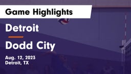 Detroit  vs Dodd City Game Highlights - Aug. 12, 2023