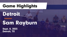 Detroit  vs Sam Rayburn Game Highlights - Sept. 8, 2023