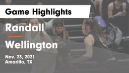 Randall  vs Wellington  Game Highlights - Nov. 23, 2021