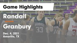 Randall  vs Granbury  Game Highlights - Dec. 4, 2021