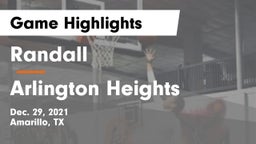 Randall  vs Arlington Heights  Game Highlights - Dec. 29, 2021