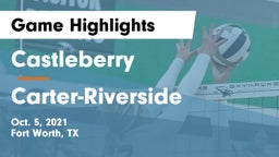 Castleberry  vs Carter-Riverside  Game Highlights - Oct. 5, 2021