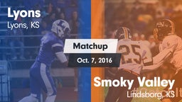 Matchup: Lyons  vs. Smoky Valley  2016