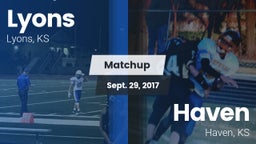 Matchup: Lyons  vs. Haven  2017