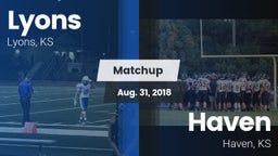 Matchup: Lyons  vs. Haven  2018