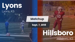 Matchup: Lyons  vs. Hillsboro  2018