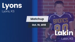 Matchup: Lyons  vs. Lakin  2018