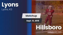 Matchup: Lyons  vs. Hillsboro  2019