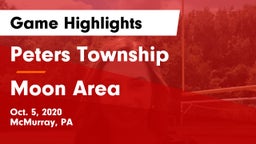Peters Township  vs Moon Area  Game Highlights - Oct. 5, 2020