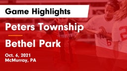 Peters Township  vs Bethel Park  Game Highlights - Oct. 6, 2021